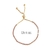 Pulsera con zirconia base dorada - tienda en línea