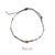 Pulsera chaquira estrella y flor - tienda en línea