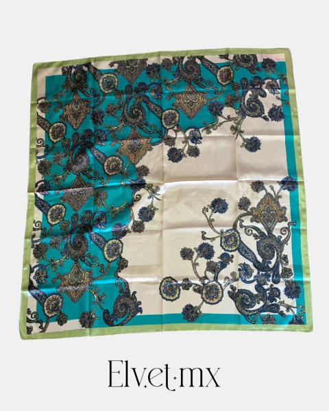 Pañoleta Azul Aqua Verde - comprar en línea
