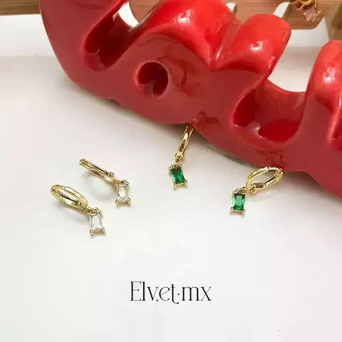 Huggies piedra cuadrada blanca/ Verde