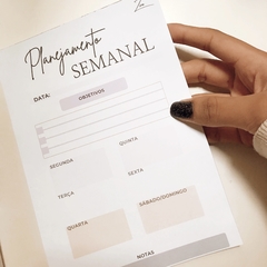 Bloquinho "Planejamento semanal' - comprar online