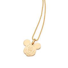 Pingente rosto do mickey folheado a ouro - comprar online