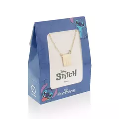 Imagem do GARGANTILHA OHANA STITCH ROMMANEL BANHADA A OURO 18K