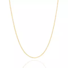 GARGANTILHA ROMMANEL BANHADA A OURO 18K - TAM.70cm