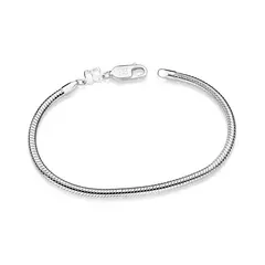 PULSEIRA ROMMANEL PARA BERLOQUES DE PRATA MACIÇA 925 - TAM.18