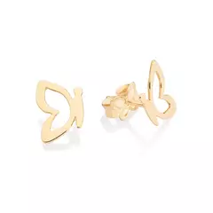 BRINCO ROMMANEL BORBOLETA BANHADO A OURO 18K - comprar online