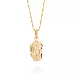 PINGENTE ROMMANEL FACE DE CRISTO BANHADO A OURO 18K - comprar online