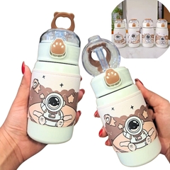 Termo Botella Acero Inoxidable Sorbete Silicona Frio Calor - comprar online