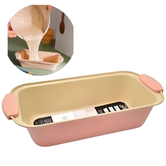 Molde De Teflón Budín Asas Silicona Repostería Cocina Comida
