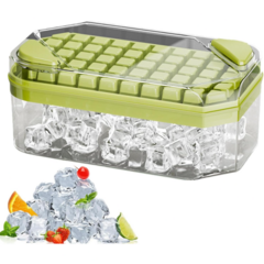 Hielera Cubetera Contenedor Con Tapa Cubitos De Hielo Y Pala