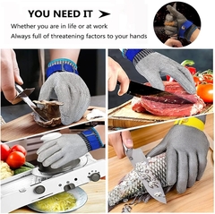 Guante Anticorte De Malla Acero Inox Chef Soldador Trabajo - comprar online