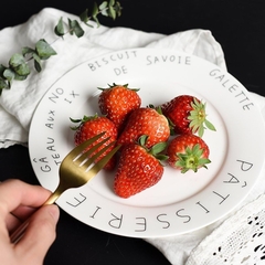 Plato Playo De Ceramica 8' Pattiserie - tienda online