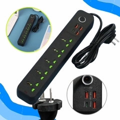 Alargue Moderno 5 Tomas USB C Adaptador Extranjero Viajes - UNISHOPS