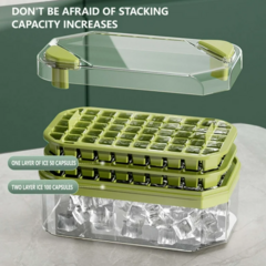 Hielera Cubetera Contenedor Con Tapa Cubitos De Hielo Y Pala - UNISHOPS
