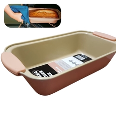 Molde De Teflón Budín Asas Silicona Repostería Cocina Comida - UNISHOPS