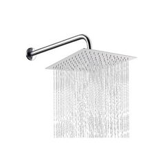 Flor De Ducha CUADRADA 20 X20 Cm Grifería Ducha Baño Lluvia - comprar online