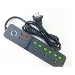 Alargue Moderno 3 Tomas USB C Adaptador Extranjero Viajes - tienda online