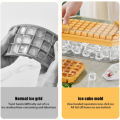 Imagen de Hielera Cubetera Contenedor Con Tapa Cubitos De Hielo Y Pala