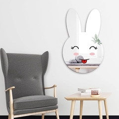 Espejo Autoadhesivo Personalizable Decorativo Niños Unicornio - UNISHOPS