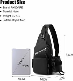 Morral con Porta Botella Gris en internet