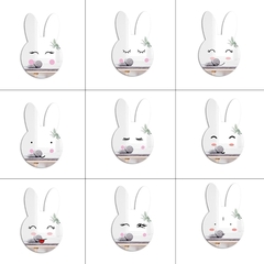 Espejo Autoadhesivo Personalizable Decorativo Set x4 - tienda online