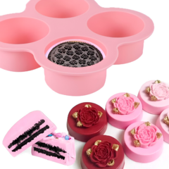 Molde de Silicona 4 Velas - tienda online