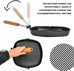 Plancha 20cm Antiadherente Mango Plegable - tienda online