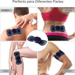 Mini Masajeador De Cuello Espalda Electrodos Recargable