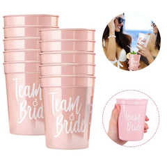 10 Vasos Despedida de Soltera TEAM BRIDE - comprar online