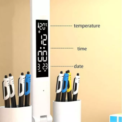 Lampara Portátil Articulable con Reloj Digital en internet