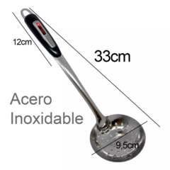 Cucharon Colador Acero Inoxidable 33cm en internet