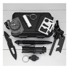 Imagen de Kit Tactico Estuche Supervivencia Camping Multifuncion