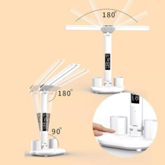 Imagen de Lampara Portátil Articulable con Reloj Digital