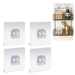 X4 Ganchos Autoadhesivos para Esquineros - comprar online