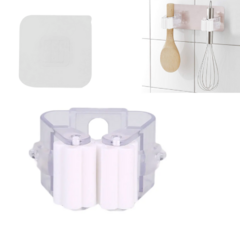 Soporte para Escoba Autoadhesivo Transparente - comprar online