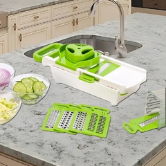 Rallador Manual 6 en 1 con Recipiente - comprar online