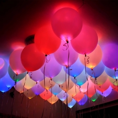 Globos con Luz RGB x5 Unidades