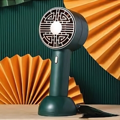 Ventilador de Mano Oriental con Porta Celular