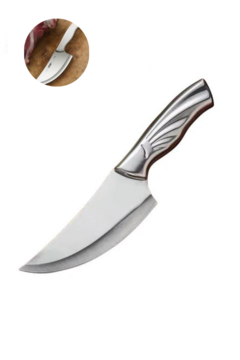 Cuchillo Corto Mango Metalico 25cm - UNISHOPS