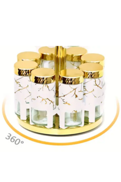 Set x8 Condimenteros con Base Giratoria en internet
