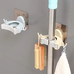 Porta Escoba Autoadhesivo Multifuncion
