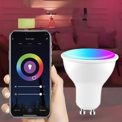 Lampara Dicroica X4 Unidades Led Rgb - UNISHOPS