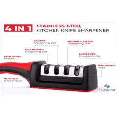 Afilador de Cuchillos 3 En 1 - UNISHOPS