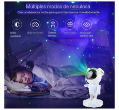 Lampara Astronauta Proyector de Galaxias - UNISHOPS