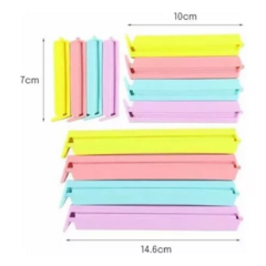 Set x12 Ganchos Plasticos de 3 Medidas - UNISHOPS