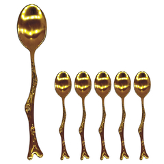 X6 Cucharitas de Te Mango Ramas - comprar online