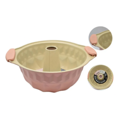Molde Teflón Para Flan Budín Repostería Con Asas De Silicona - comprar online