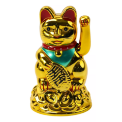 Gato Japonés De La Suerte Fortuna 11 Cm Maneki Neko