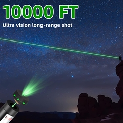 Imagen de Puntero Laser 100 Mw Verde 303 Pila Recargable Cargador 220v