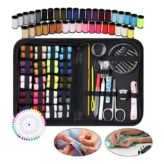 Set Estuche Costura 128 Piezas Kit Agujas Costurero Tijeras - comprar online